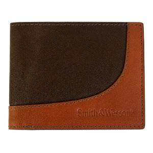 Smith & Wesson Wax Canvas Bi-Fold Wallet