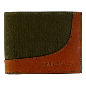 Smith & Wesson Wax Canvas Bi-Fold Wallet